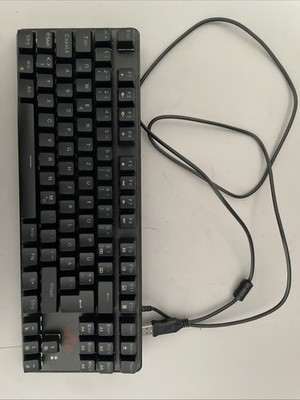 Rii Gaming Tastatur PC RGB Kabelgebunden QWERTZ Schwarz mit Blue Switches