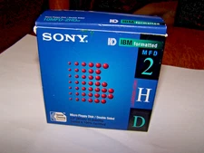 Sony Floppy Disks 3.5" HD Micro Double Sided IBM Formatted 10 PK preowned