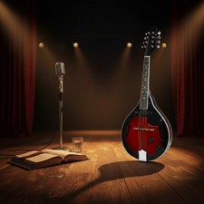 Mandoline Électrique Débutant Mandoline à 8 Cordes Prise Audio Jack