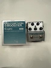 Ex Pro D&B Distortion Booster Boost Guitar Effect Pedal + Original Box