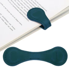 Magnetic Bookmarks, Initial Book Marks Letter L Magnet Page Markers, Blue