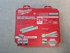 Milwaukee 48-22-9044 25pc Metric / SAE 1/4" Drive Ratchet and Socket Set