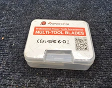 (QTY 10) Powerextra Metal Oscillating Multi-tool Blades HCS 45x40 - Black