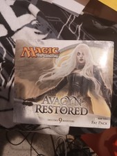 Magic: The Gathering Avacyn Restored Fat Pack Box 9 Boosters Sealed 2012