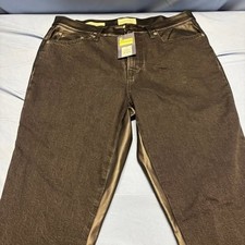 Women's Universal Thread Denim/Faux Leather Jeans Size 12