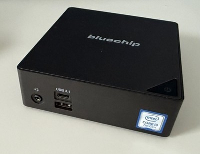 BlueChip Mini-PC mit Intel i3 7100 2,4 GHz, 8 GB RAM, 256 GB SSD