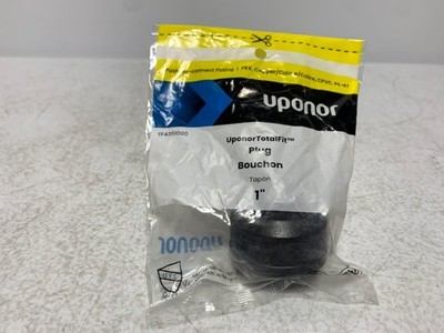 Uponor TF4351000 Plug 1'' Push-to-Connect Polymer