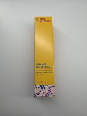 Good Molecules Yerba Mate Wake Up Eye Gel - Full Size 0.50 oz New