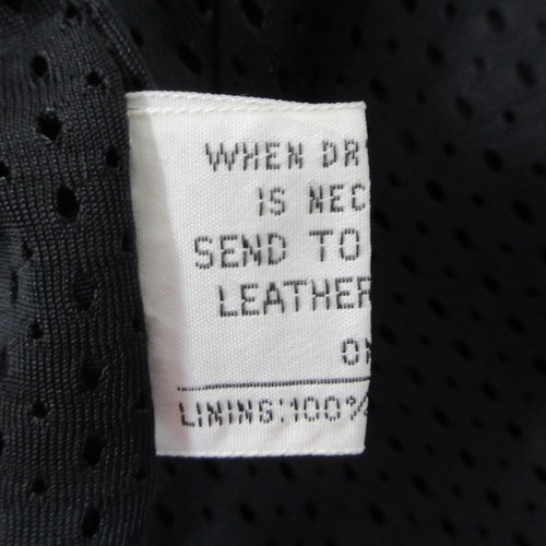 Hein Gericke Jacket Mens 52 Black Leather Motorcycle Biker Cafe Racer Vented - Picture 11 of 16