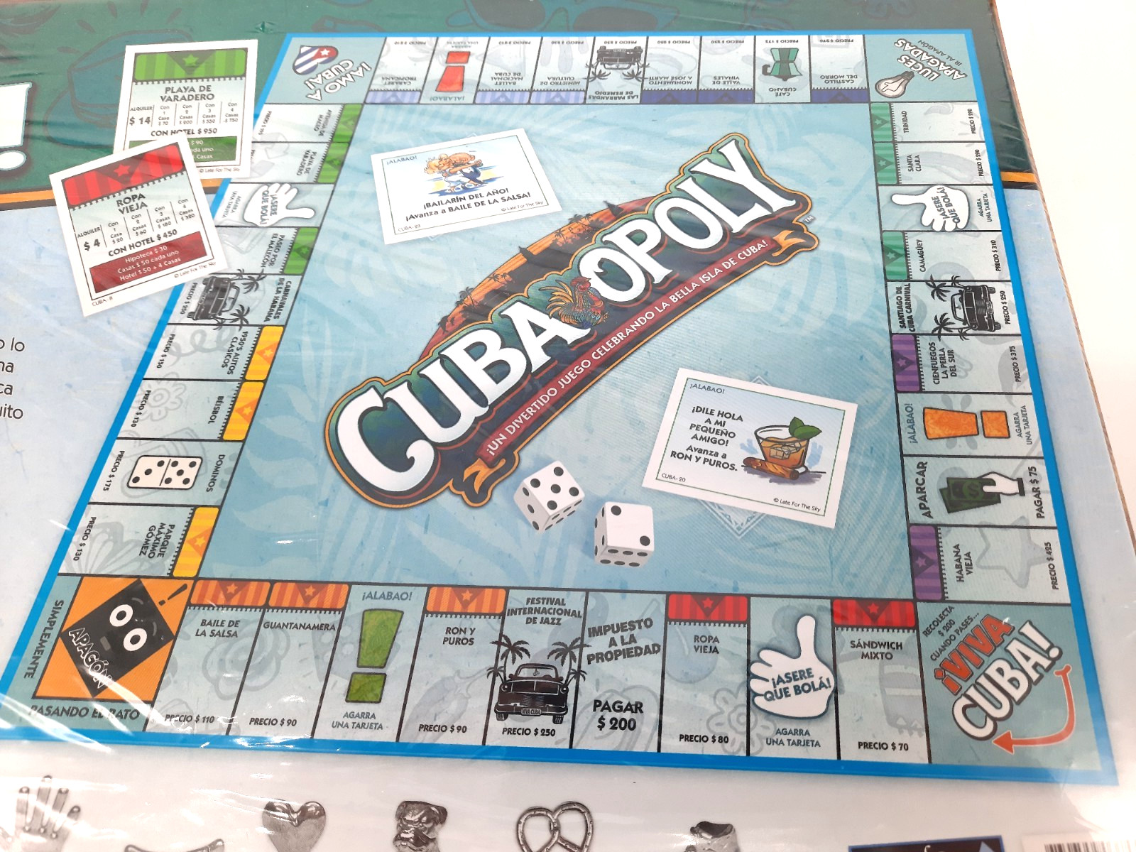 Cuba-Opoly Board Game – Havana Nights Meet Classic Strategy! New Factory Sealed