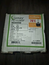 Century HeatMaster FE1028SF 1/4 HP Condenser Fan Motor 208-230V 825 RPM NEW