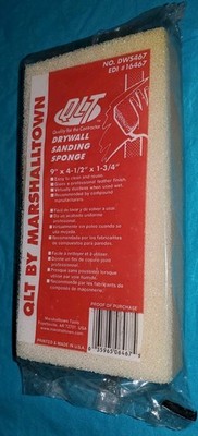 Marshalltown QLT Drywall Sanding Sponge, 9 1/2 x 4 Inch, DWS467, Multicolor NEW 