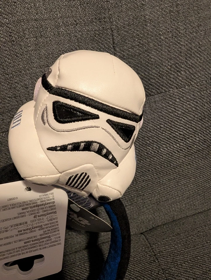Diadema y peluche Storm Troopers de los parques de Disney construye tus propias orejas nueva con etiquetas Foto 4 de 4