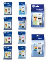 Genuine Brother LC3217 LC3219XL BCMY Ink Cartridges For MFC J6530DW J6930DW Lot