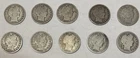10 Silver barber half dollars - Some Rare Dates And Mint Marks