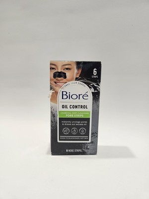Bioré Charcoal Deep Cleansing Pore Nose Strips - 6ct Damaged Box Special 
