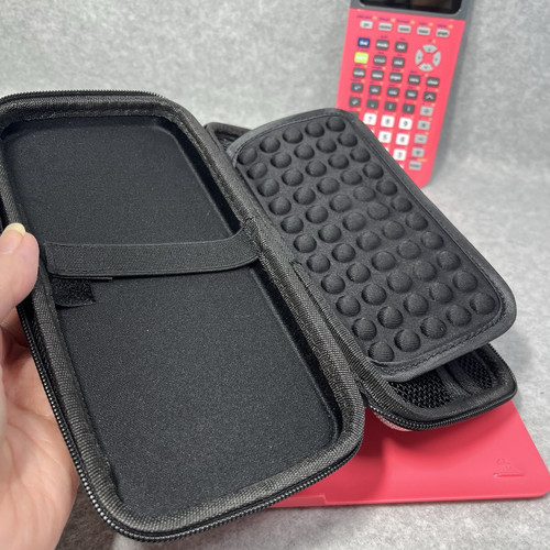 Texas Instruments TI-84 Plus CE Coral Color Graphing Calculator + Cover Zip Case - Picture 6 of 17