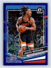 2023-24 Donruss Optic #150 Jaylin Williams Blue Velocity Oklahoma City Thunder