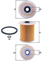 Mahle Kraftstofffilter KX 75D Filtereinsatz FüR BA0 LA0 Clio Safrane Megane JA0