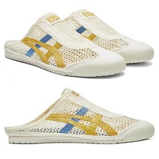 New Onitsuka Tiger MEXICO 66 SABOT Cream Mustard Slipper 1183C123-104 With Box