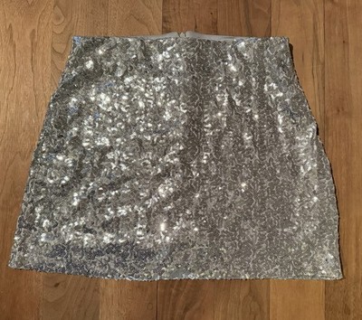 Tipsy Elves Lined Sequin Mini Skirt In A Size Women s Medium Festive Holiday 