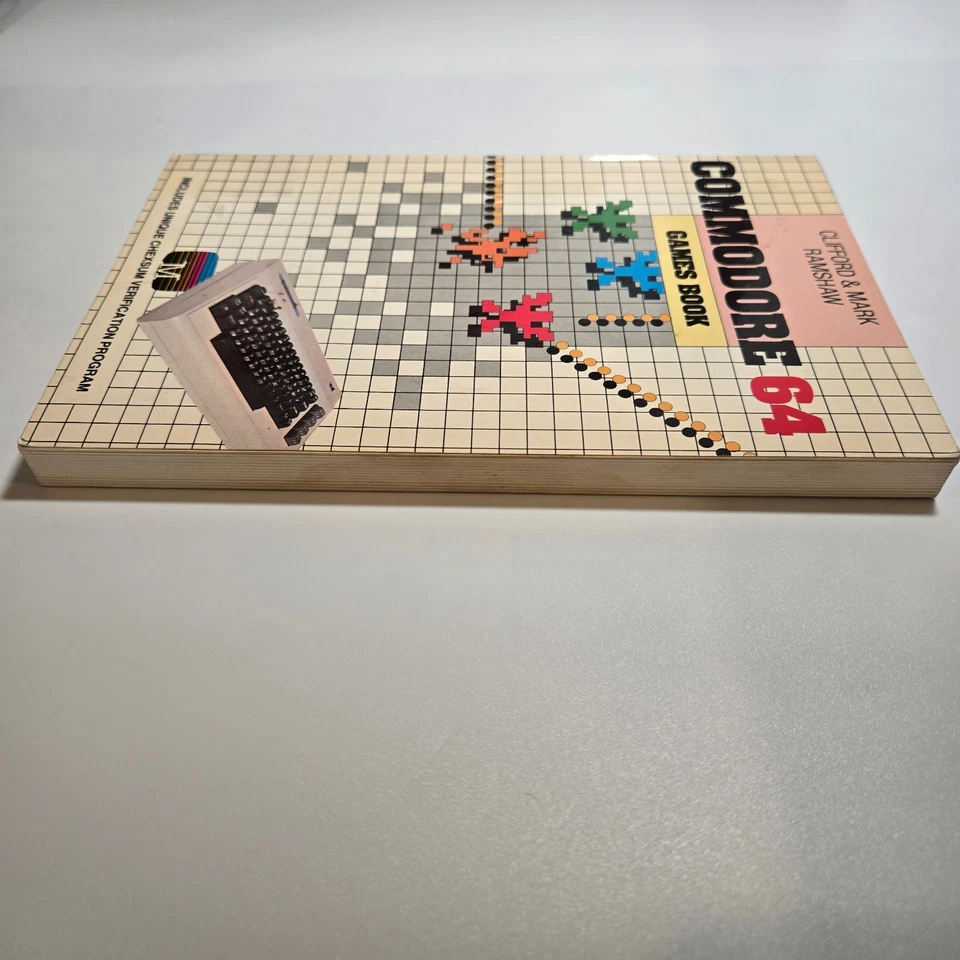 Commodore 64 Games Book Clifford & Mark Ramshaw 1983 Softcover Vintage Ex-Lib - Image 4 of 4