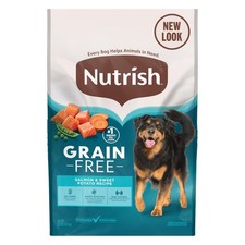 Nutrish Grain Free Dry Dog Food, 23 Pound (Pack of 1), Salmon & Sweet Potato  2.70 per pound