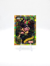 Lady Deathstrike 2025 Topps Chrome Marvel Sapphire Gold Refractor SP /50 #64