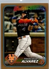 2024 Topps #383 Francisco Alvarez Gold #/2024