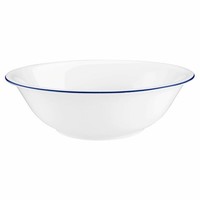 Seltmann Weiden Compact SchüSsel Schale Salatschale Porzellan Blaurand Ø 23 Cm