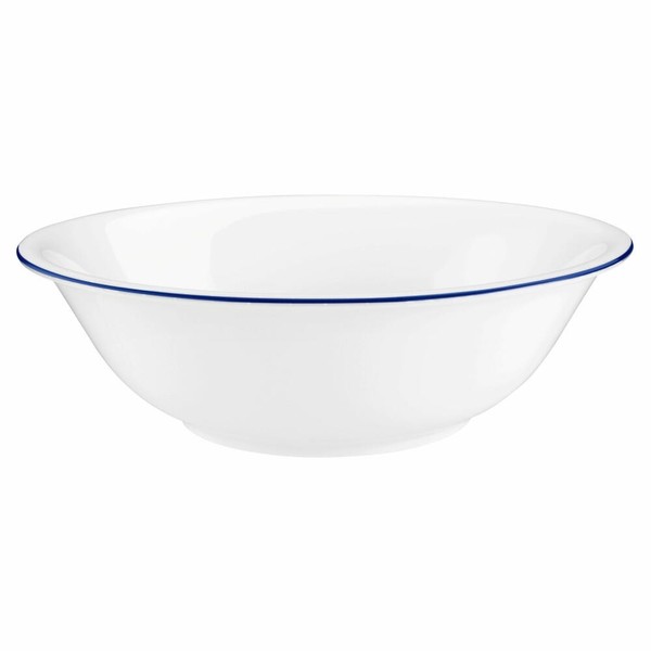 Seltmann Weiden Compact SchüSsel Schale Salatschale Porzellan Blaurand Ø 23 Cm-image