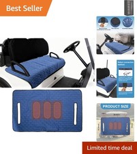 Luxury Heated Golf Cart Seat Cover - Winter Accessory for Ultimate Comfort