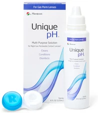 Menicon Unique pH Multi-Purpose Contact Lens Solution With Lens Case (4 Fl oz)