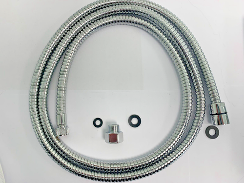 DELUXE BATH MOUNTED HANDSET KIT WITH 1/2" X 3/8" HOSE / HAIRDRESSER RINSE SPRAY - Picture 2 of 16