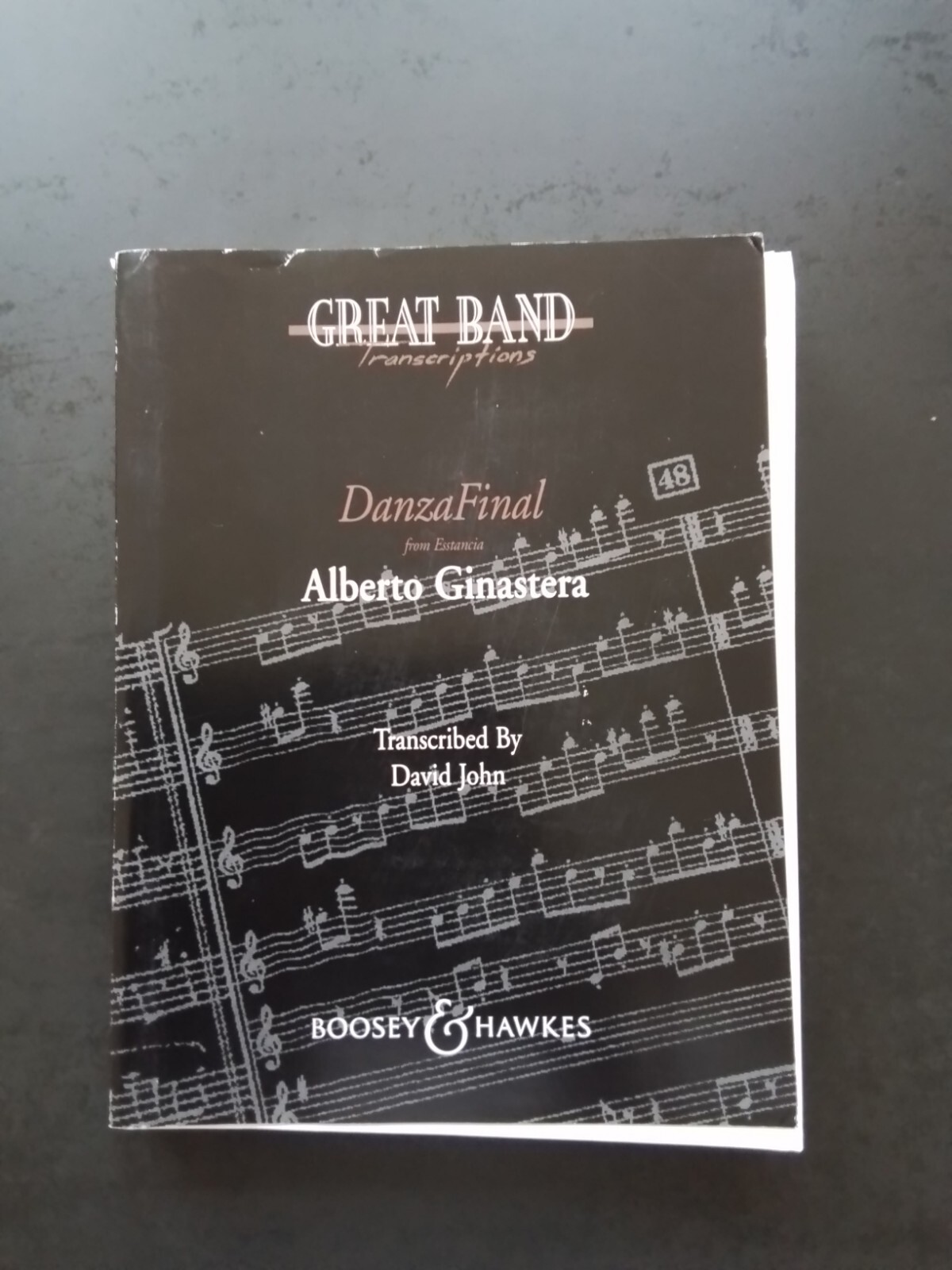 Partition Danza Final Estancia Ginastera édition de luxe David John
