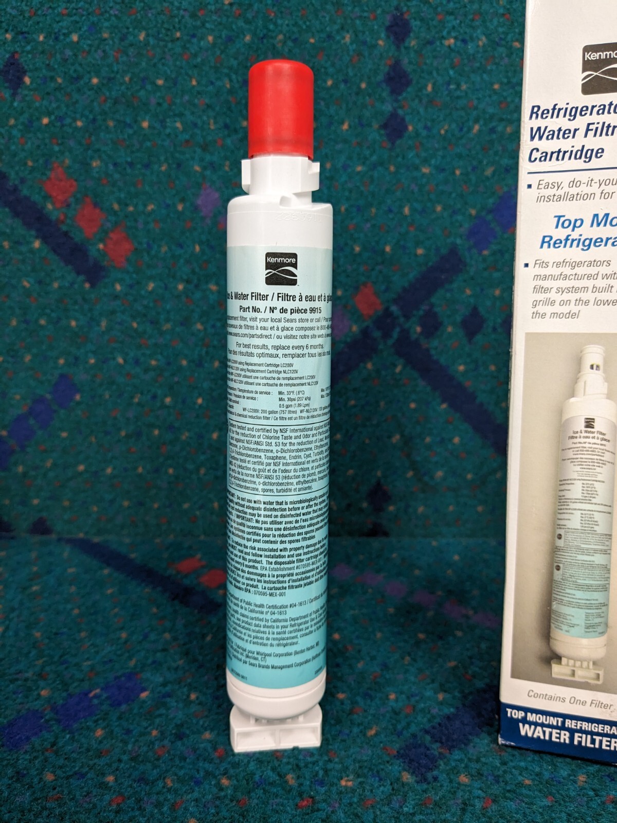 Kenmore 9915 Refrigerator Cysts Water Filter Cartridge 469915 469915 Top Mount eBay