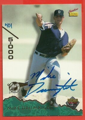 MIKE DRUMRIGHT - 1995 Signature Rookies Tetrad Autographs  /5000