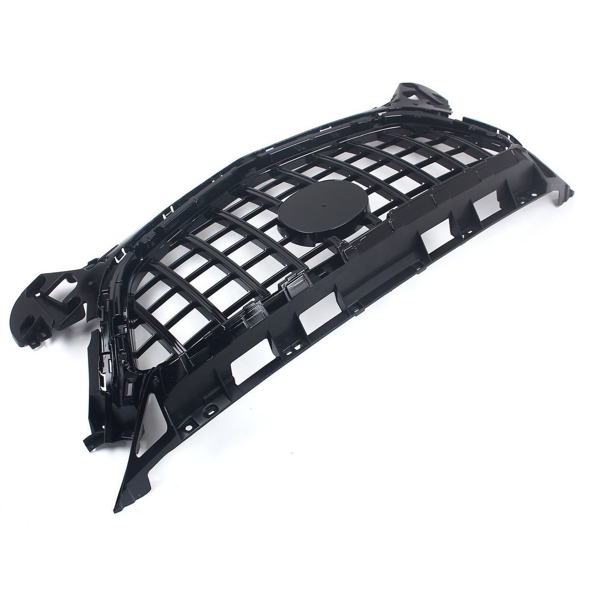 For 2017-2019 Mazda 3 Axela ABS Mesh Black Front Bumper Grill