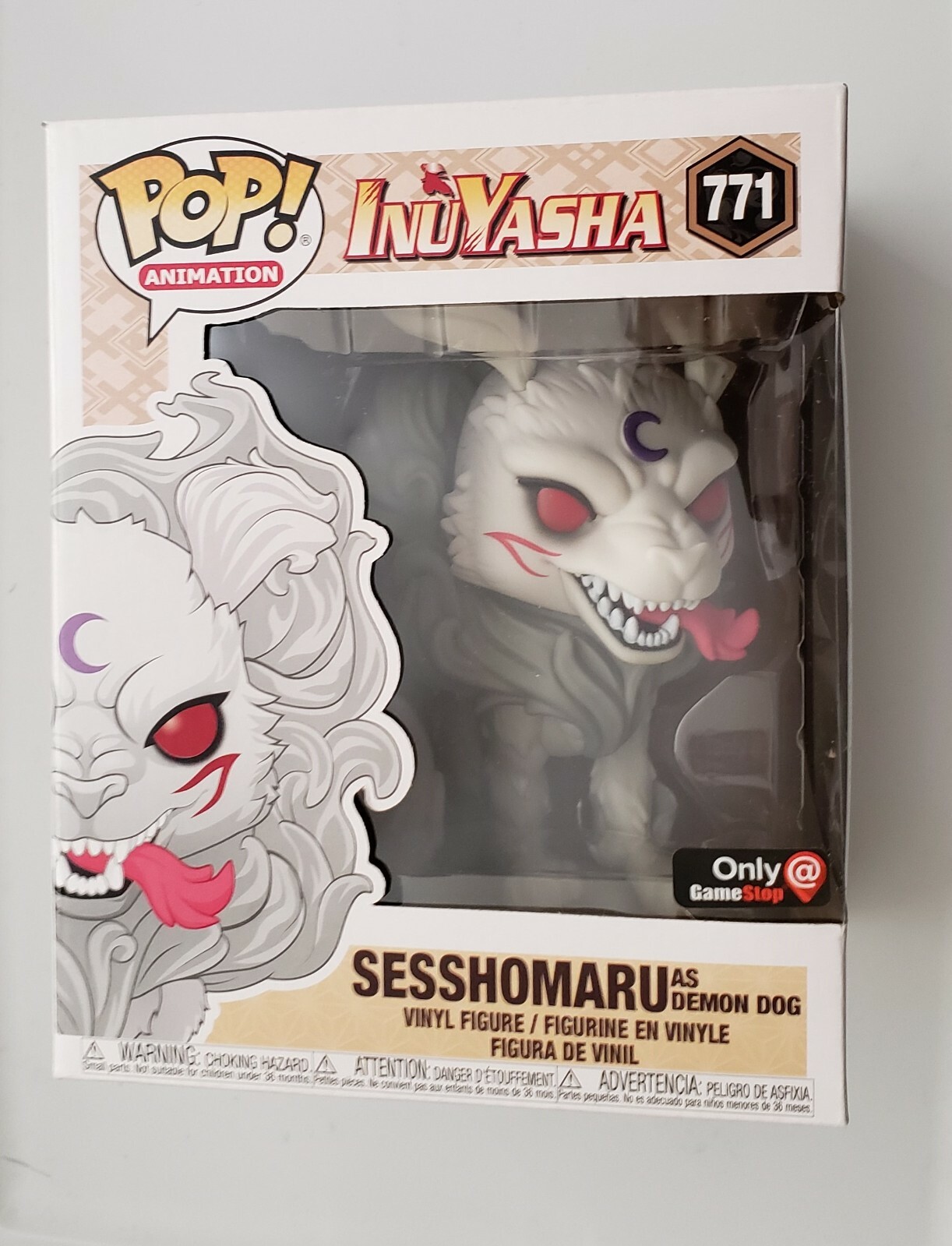 Funko Pop! Inuyasha Sesshomaru Como Perro Demonio 6 Pulgadas Exclusivo Gamestop (Dañado)
