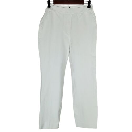 Spanx Silver Lining Slim Straight Ankle Pants - Classic White- Size 1X - NWT