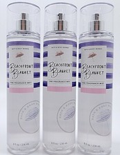 3 BATH BODY WORKS BEACHFRONT BLANKET FINE FRAGRANCE BODY MIST SPRAY LARGE 8oz