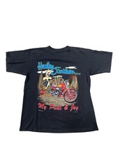 Vtg 90s Harley Davidson Looney Tunes Fun Wear Wile E Coyote T Shirt Sz XL 1993