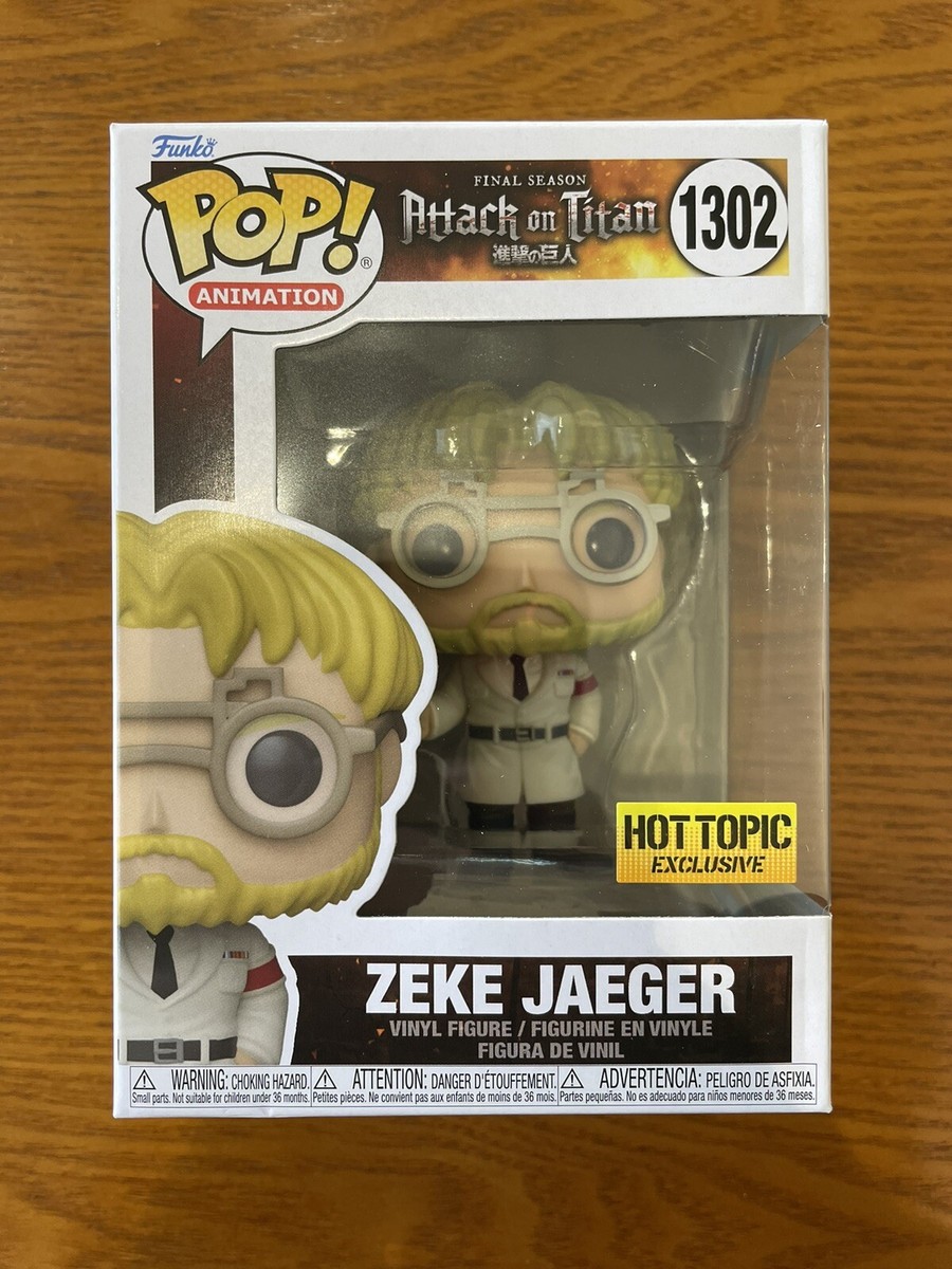 Zeke Jaeger Funko Pop! #1302 Attack On Titan Hot Topic Exclusive