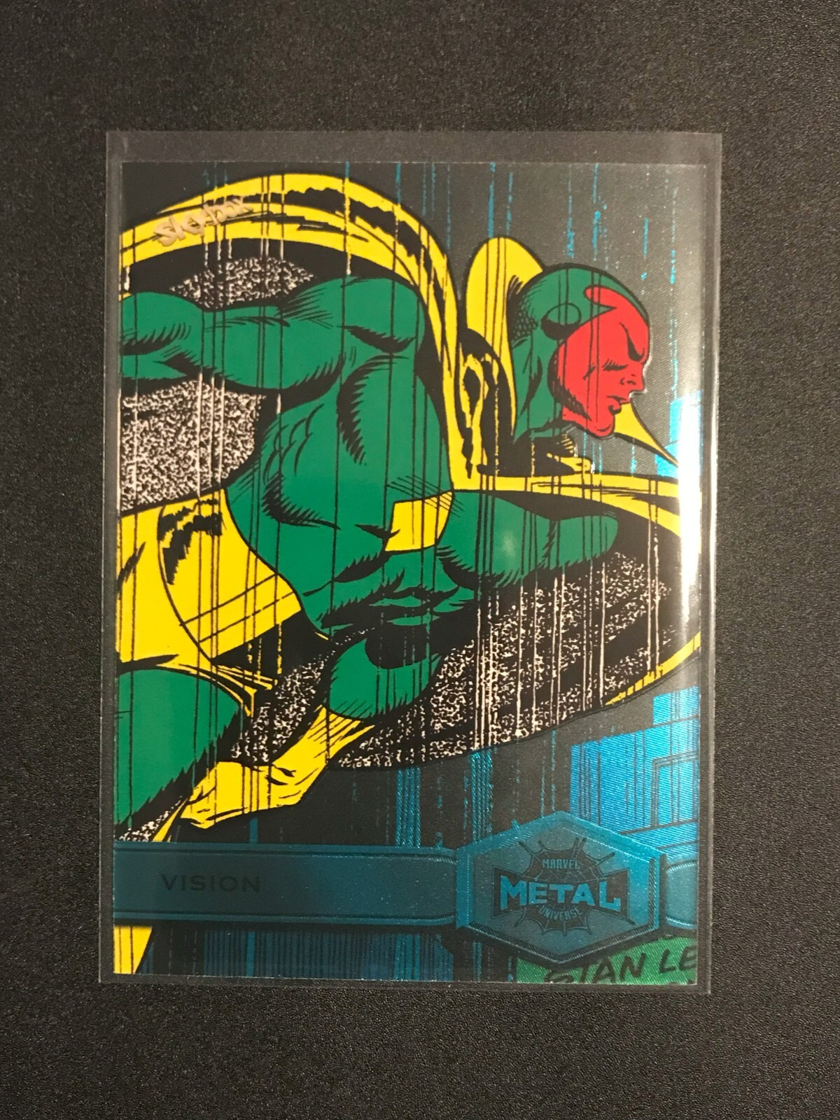 2022 Marvel Metal Spider-Man Light FX Turquoise 34/50 Vision #194