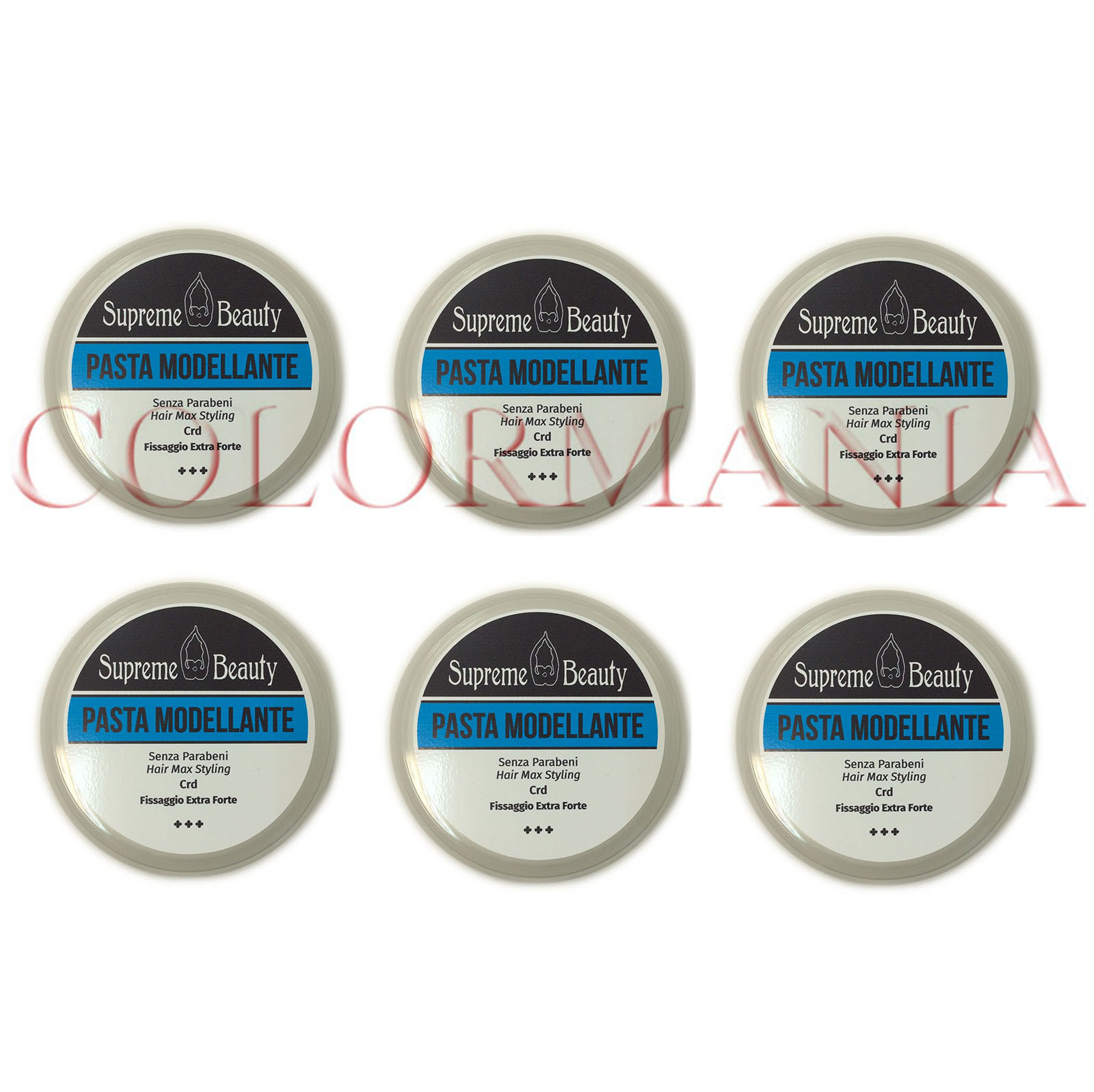 Supreme Beauty Pasta Modellante Professionale 150 ml - Kit 6 Barattoli