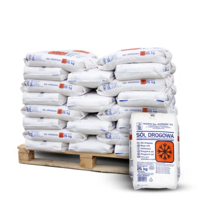 Palette 45×25 kg 1125 kg Streusalz – Räumsalz | Tausalz Straßensalz Winter