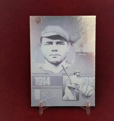 1992 Gold Entertainment Babe Ruth Series Complete 5 Card Set Holograms 1992 Gold Entertainment Babe Ruth Series Complete 5 Card Set Holograms