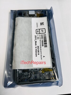 100% NEW Samsung S10 OLED LCD GENUINE Original Prism WHITE Frame BEST QUALITY!!