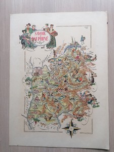 Ancienne Carte Savoie Et Dauphine Illustree De Region De France Jacques Liozu Ebay Ancienne Carte Savoie Et Dauphine Illustree De Region De France Jacques Liozu Ebay