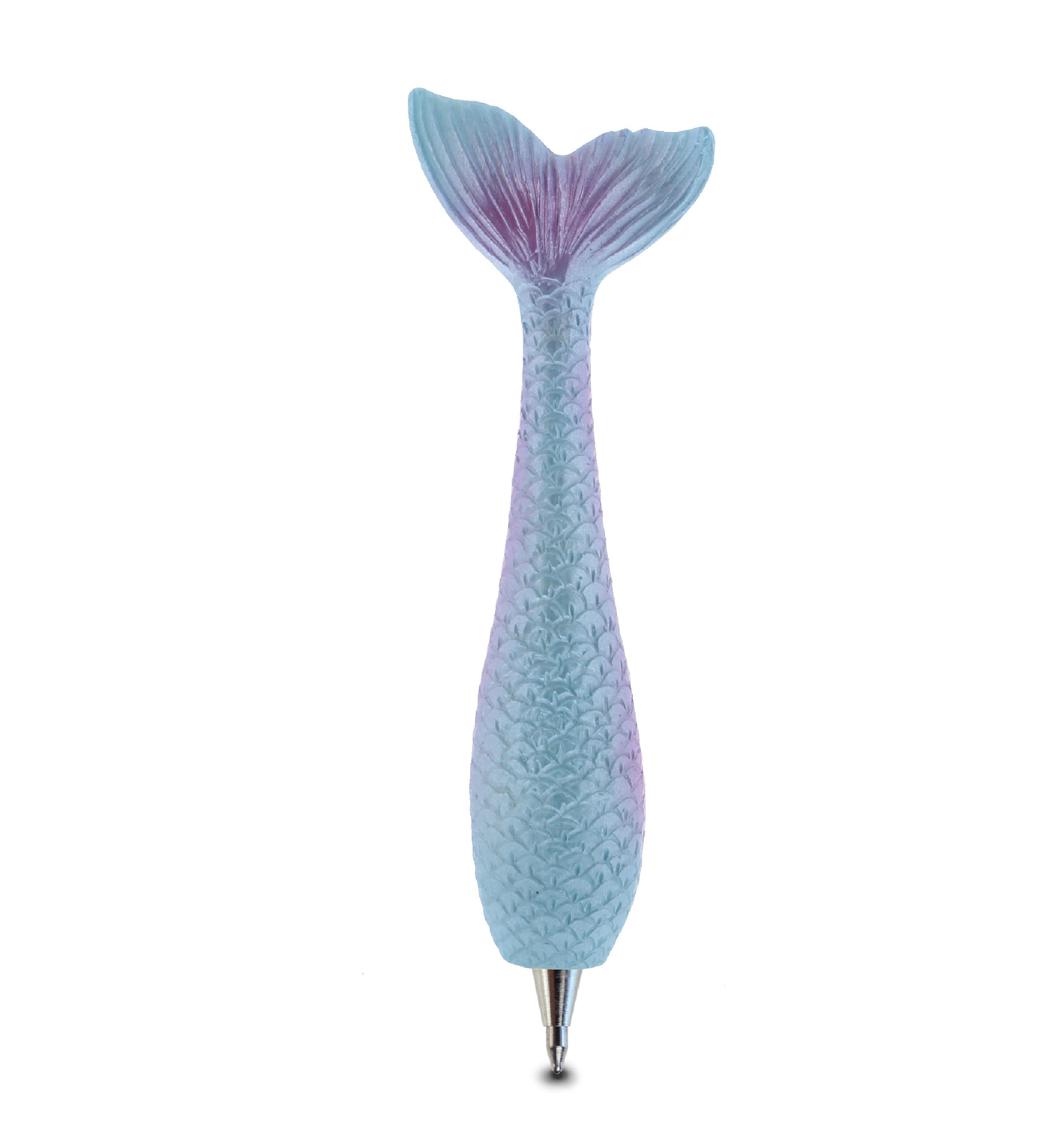 Planet Pens Sparkle Blue Mermaid Tail Novelty Pen - Ballpoint Pen Accessories-image